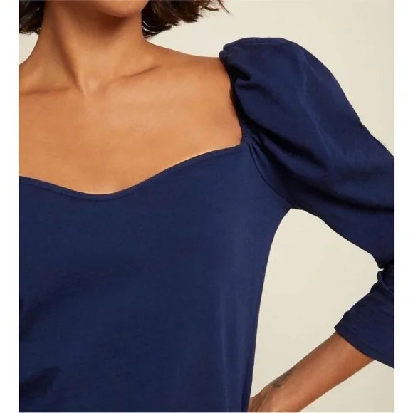 Nation LTD Arabelle Party Tee Navy - Picture 2 of 16